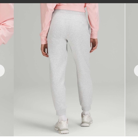Lululemon Light Gray Scuba Jogger 7/8 Length-Minor Flaw - Picture 1 of 11